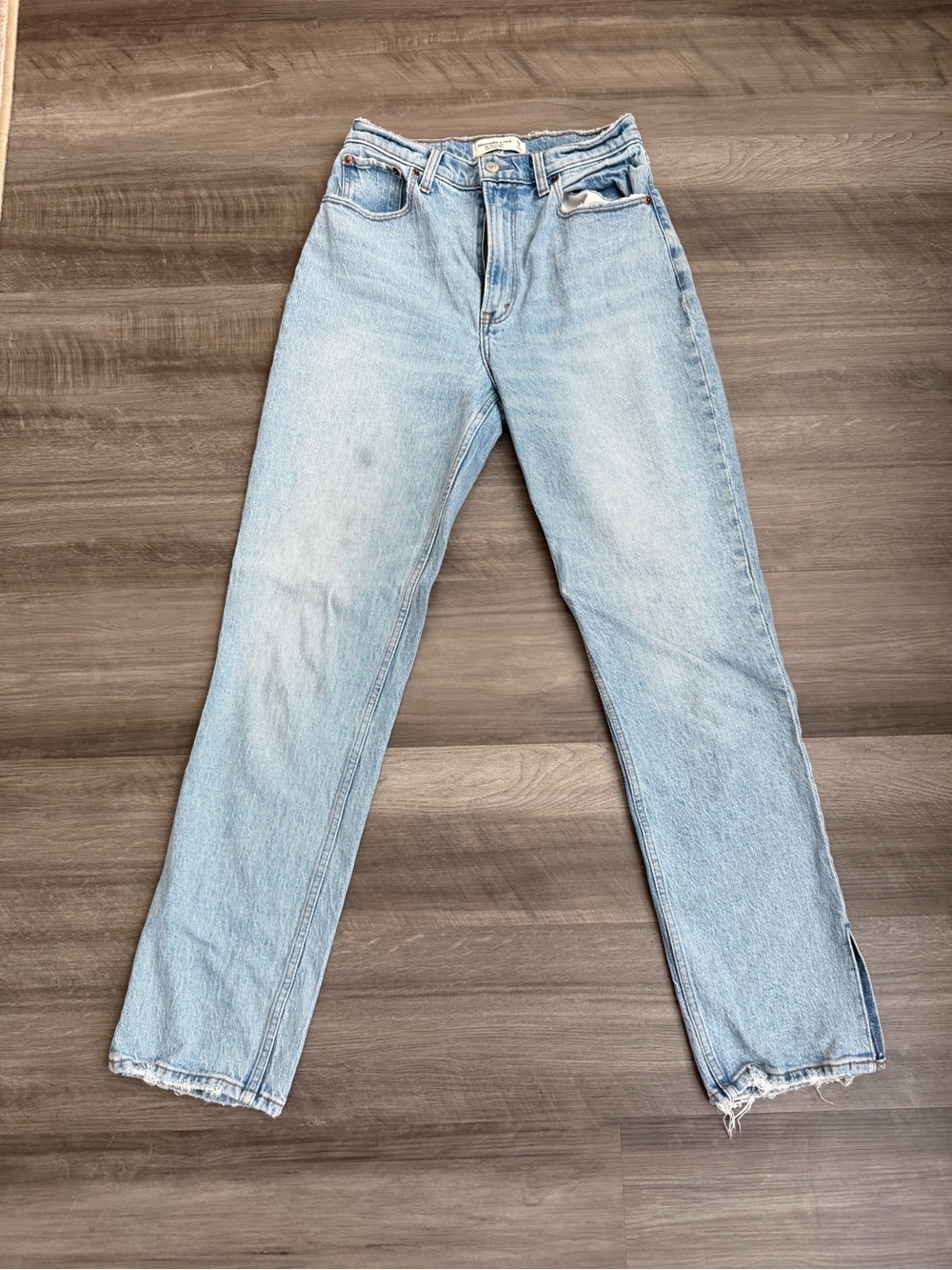 Abercrombie & Fitch Light Blue Straight Leg Jeans
